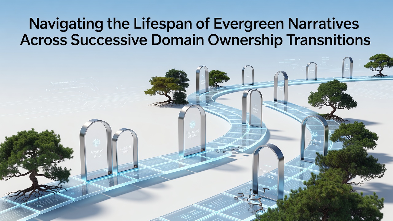Navigating the Lifespan of Evergreen Narratives Across Successive Domain Ownership Transitions