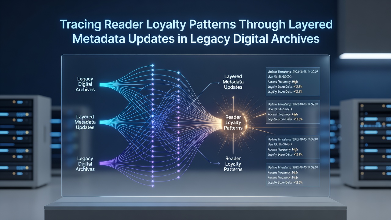 Tracing Reader Loyalty Patterns Through Layered Metadata Updates in Legacy Digital Archives